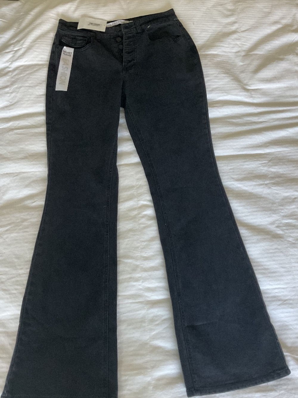 NWT tinsel town black jeans size 5 or 27